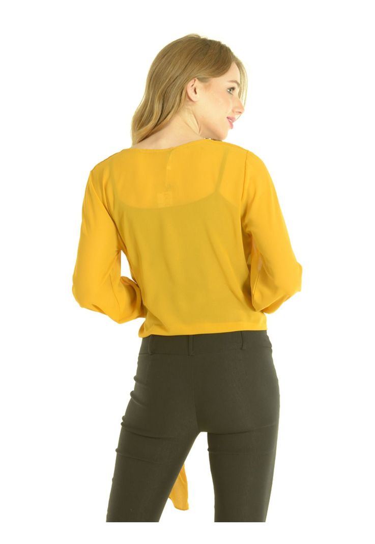 Blusa Giordana Amarillo-1