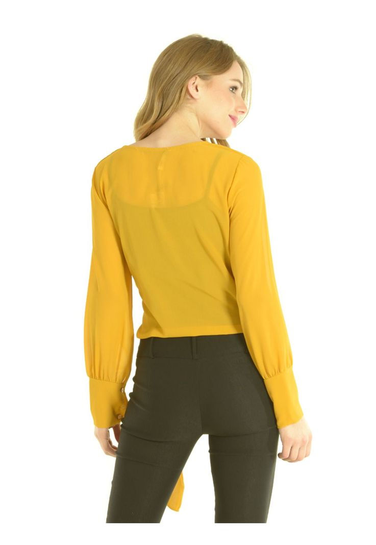 Blusa Giordana Amarillo-2