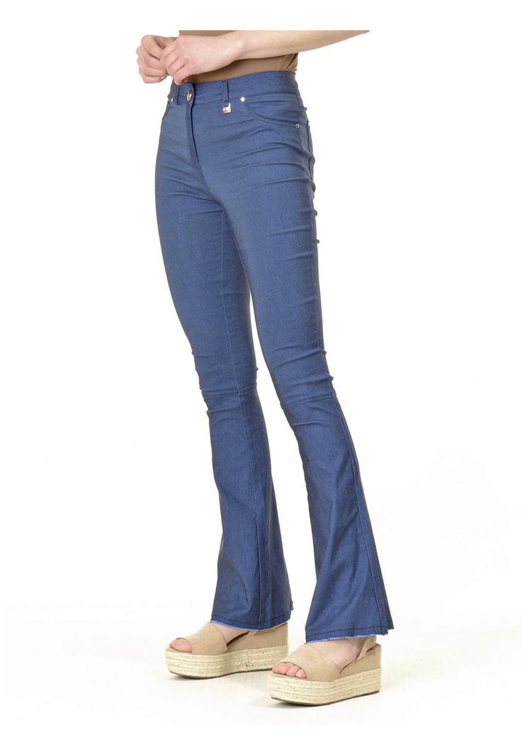 Pantalón Retro Azul-2