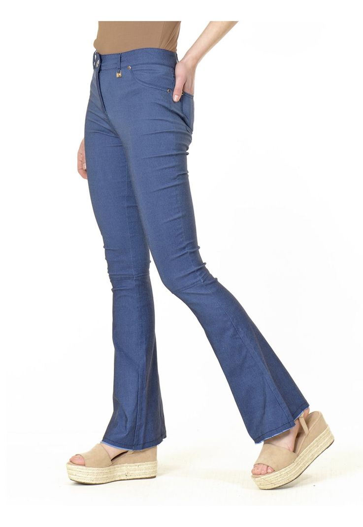 Pantalón Retro Azul-3