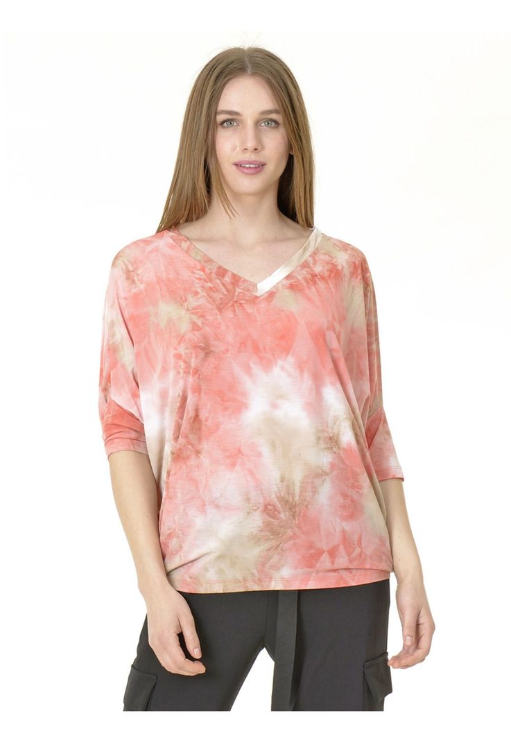 Polera Rebeca Estampada Beige-0