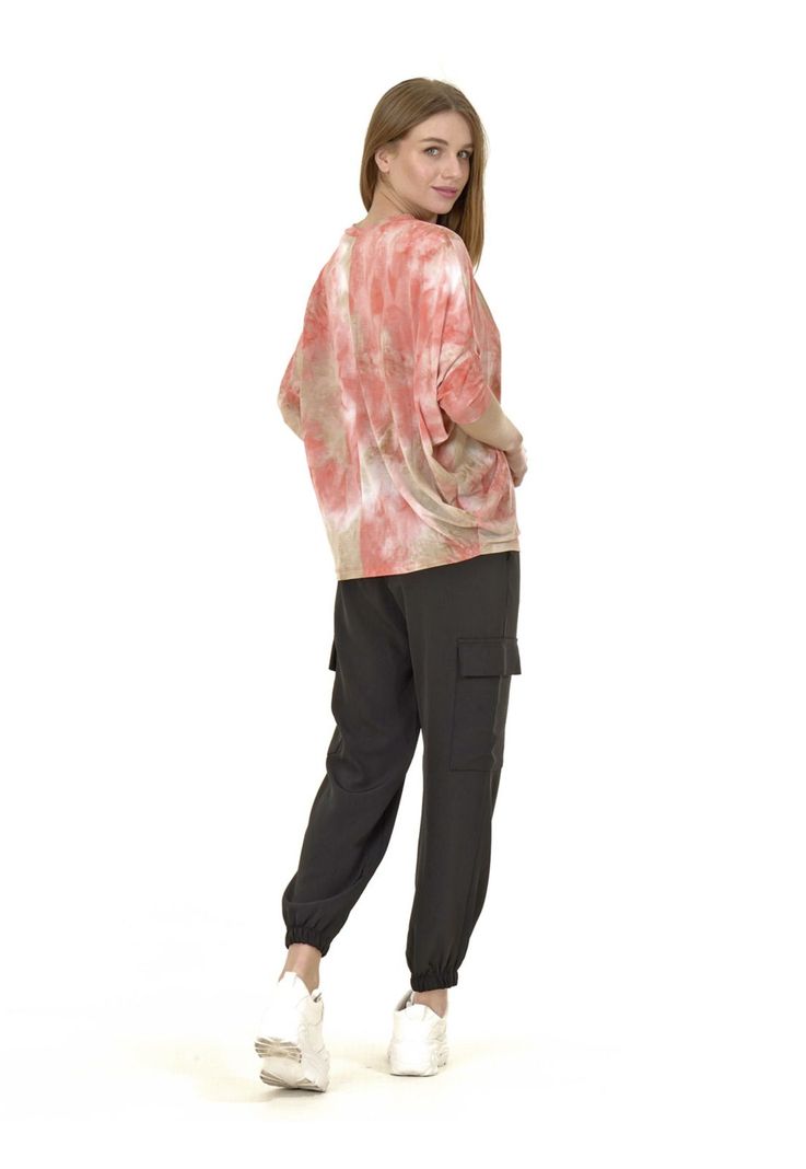 Polera Rebeca Estampada Beige-4