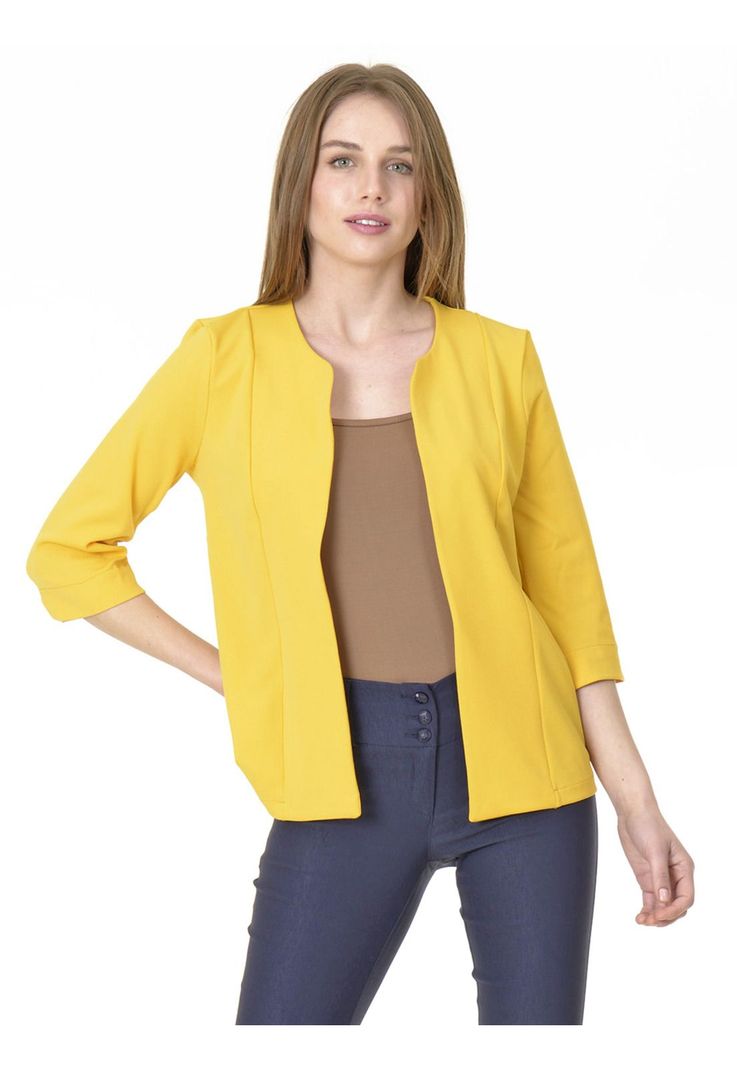Blazer Natalia Amarillo-2