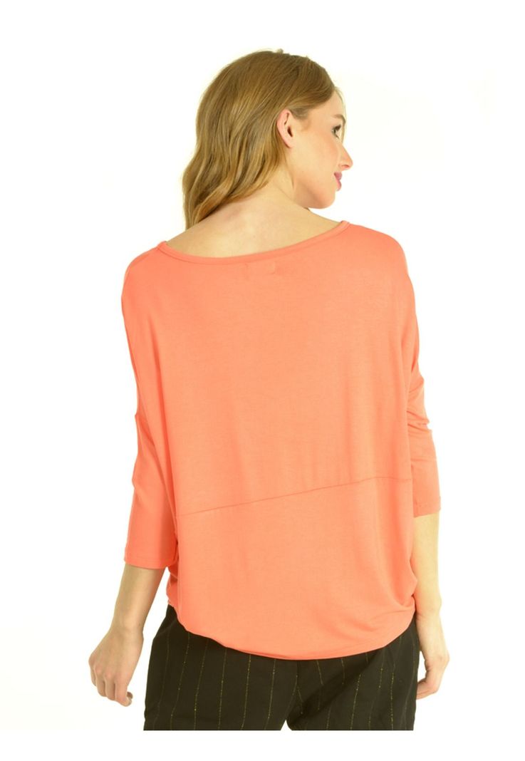 Polera Cuadrada Coral-2