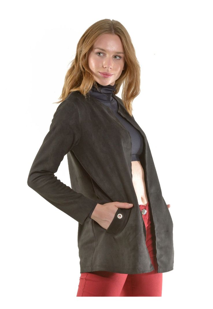 Chaqueta Ojetillos Negro-0