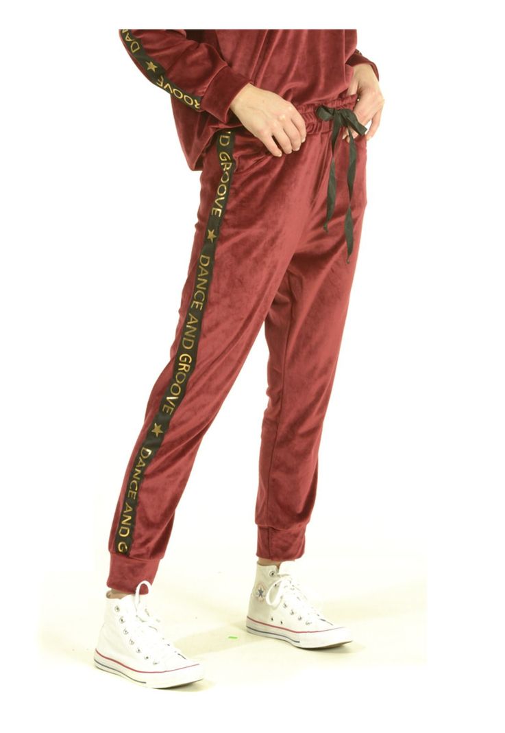 Pantalón Plush Burdeo-0
