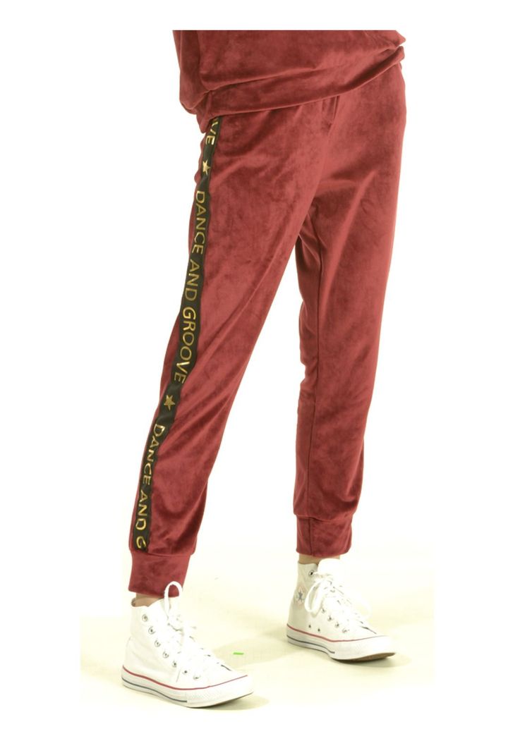 Pantalón Plush Burdeo-2