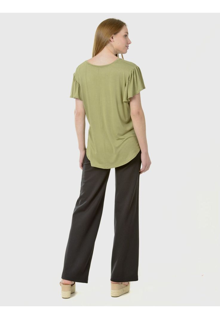 Polera Manga Vuelo Verde-4