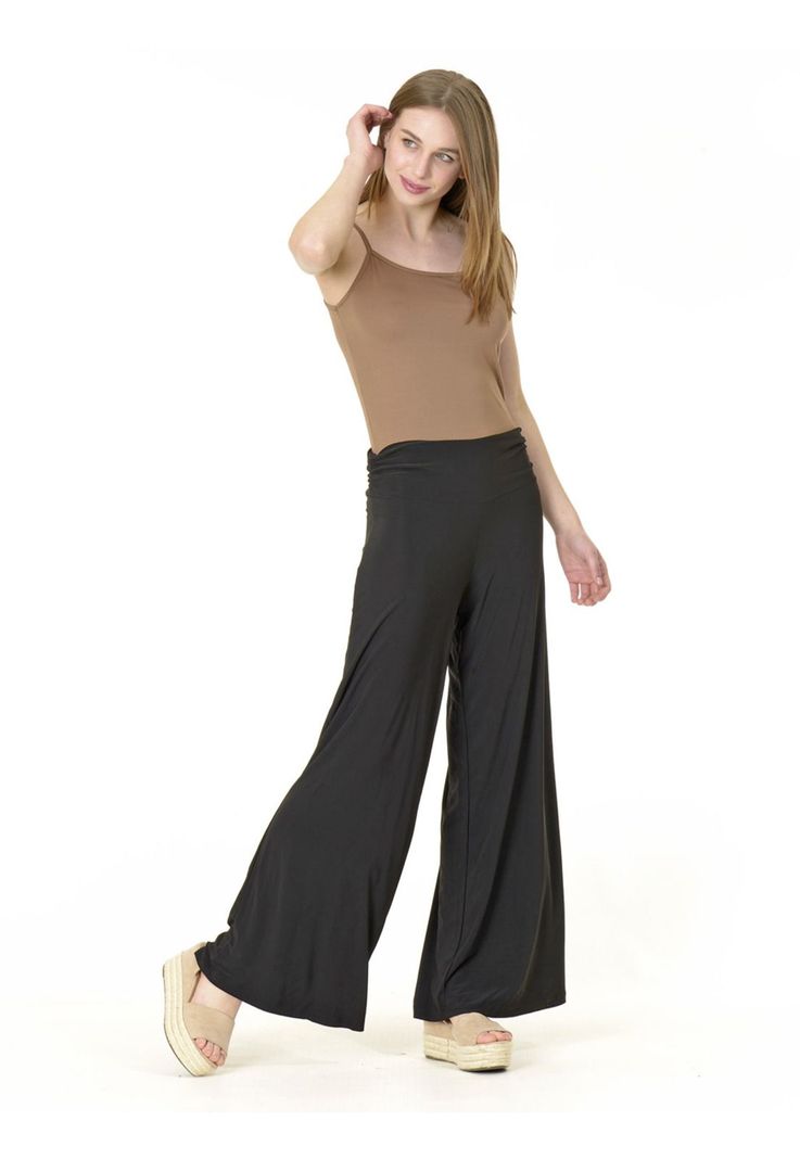 Pantalón Casual Negro-1