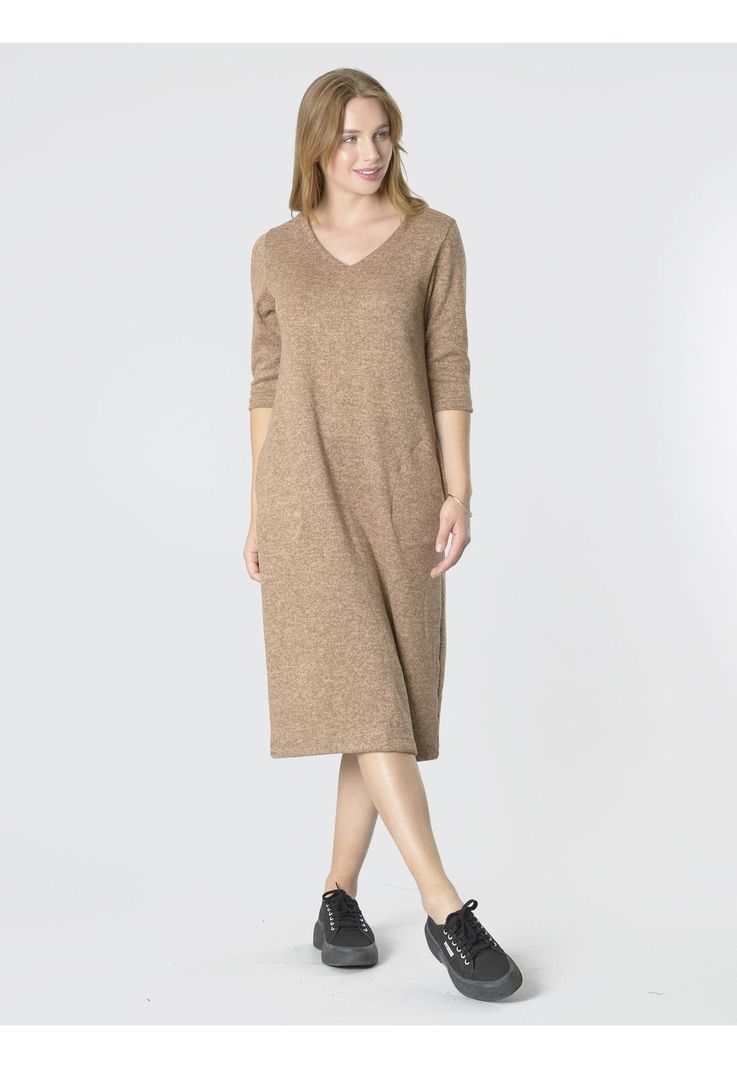 Vestido Lanilla Boho Chocolate-0