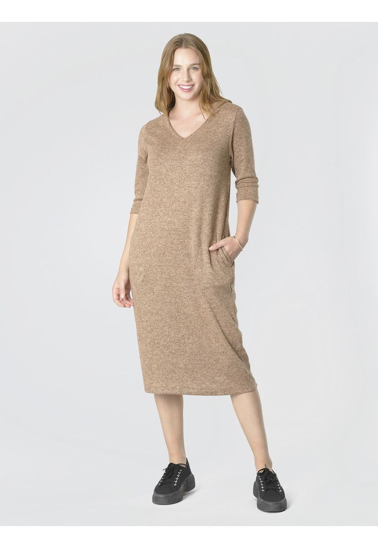 Vestido Lanilla Boho Chocolate-2