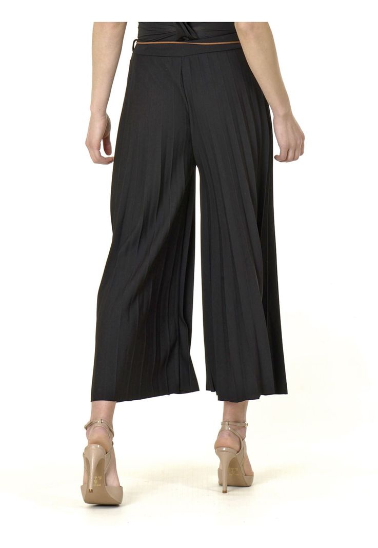 Pantalón Plizado Italiano Negro-5