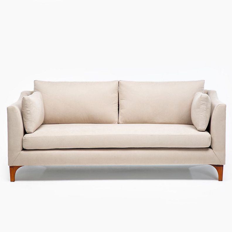 Sofa 3 Cuerpos Grecia Tela Beige