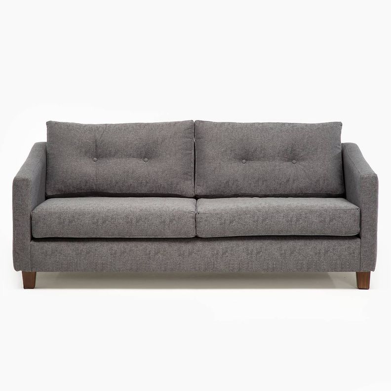 Sofa 3 Cuerpos Elena Tela Gris