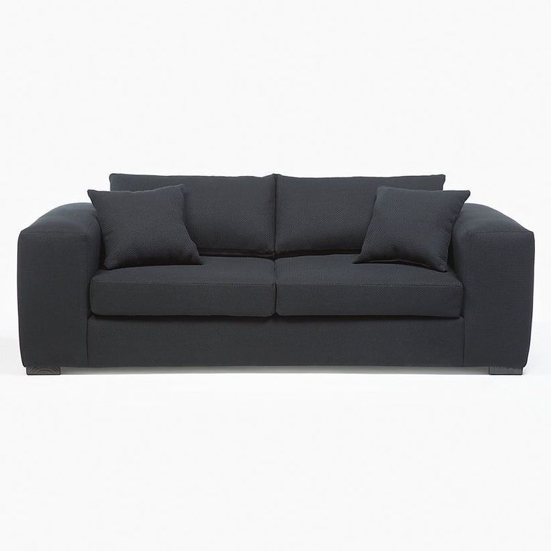 Sofa 3 Cuerpos Fork Negro