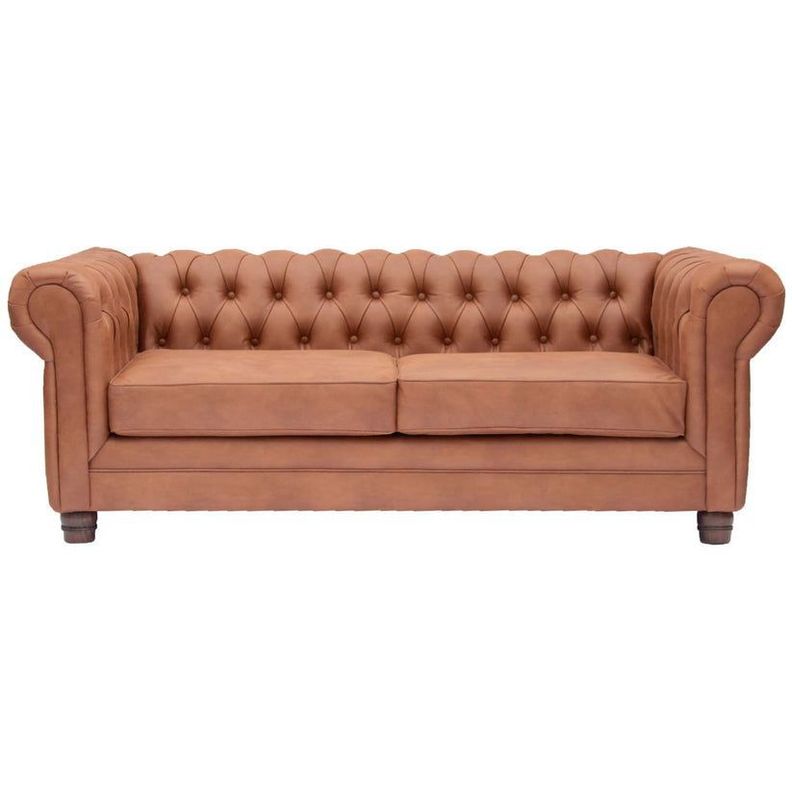 Sofá Chesterfield 3C Cuero Bonded-1