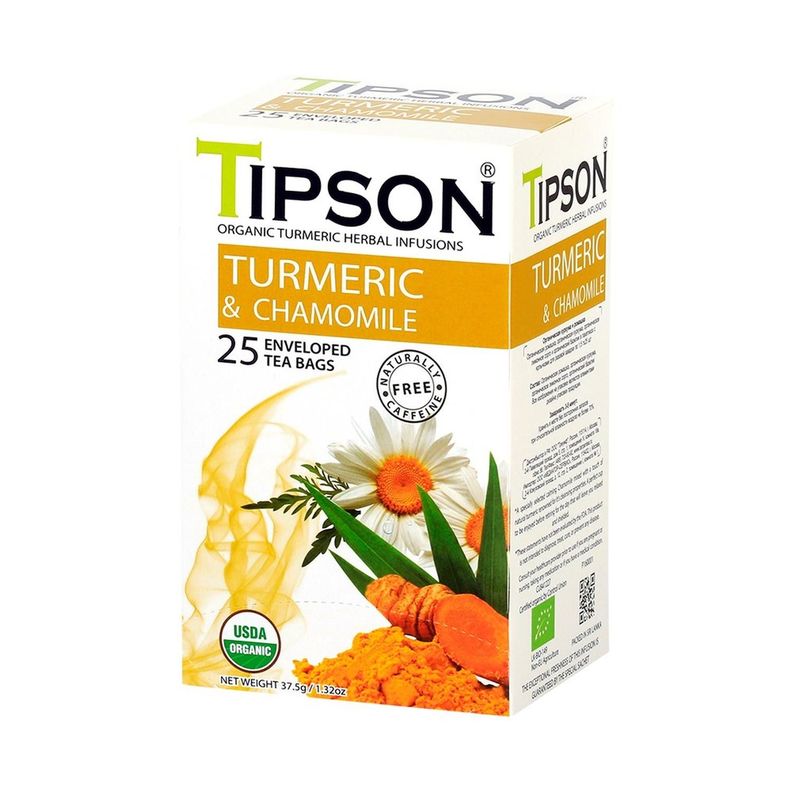 Curcuma Manzanilla 25 Bolsas - Tipson-0