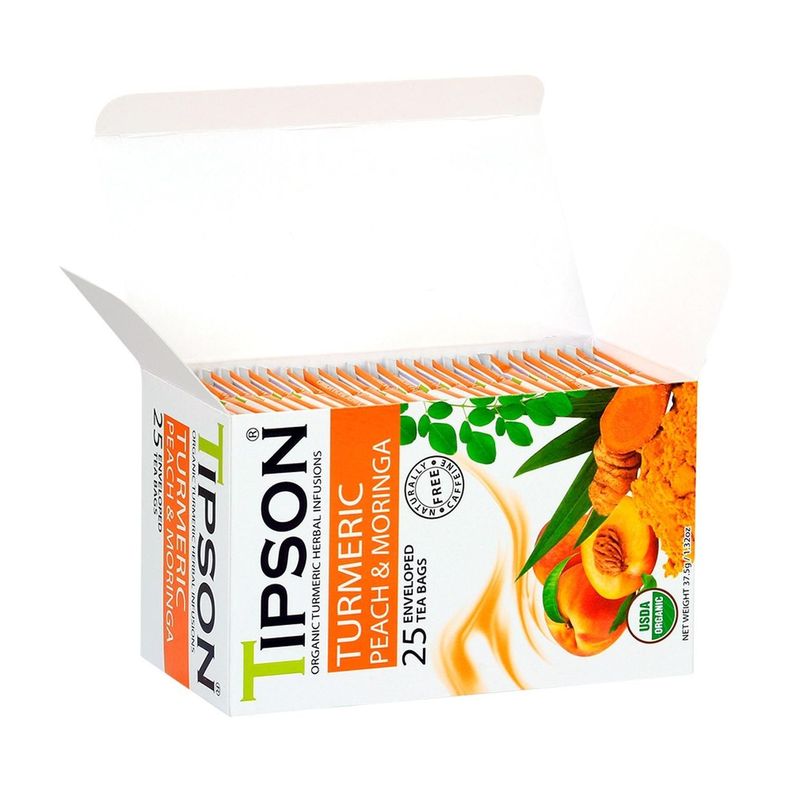 Curcuma Con Durazno 25 Bolsas - Tipson-1