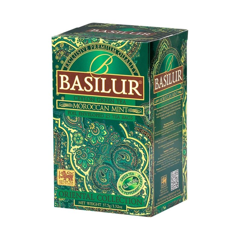 Te Oriental Verde Con Menta Marroqui Bolsas - Basilur-0