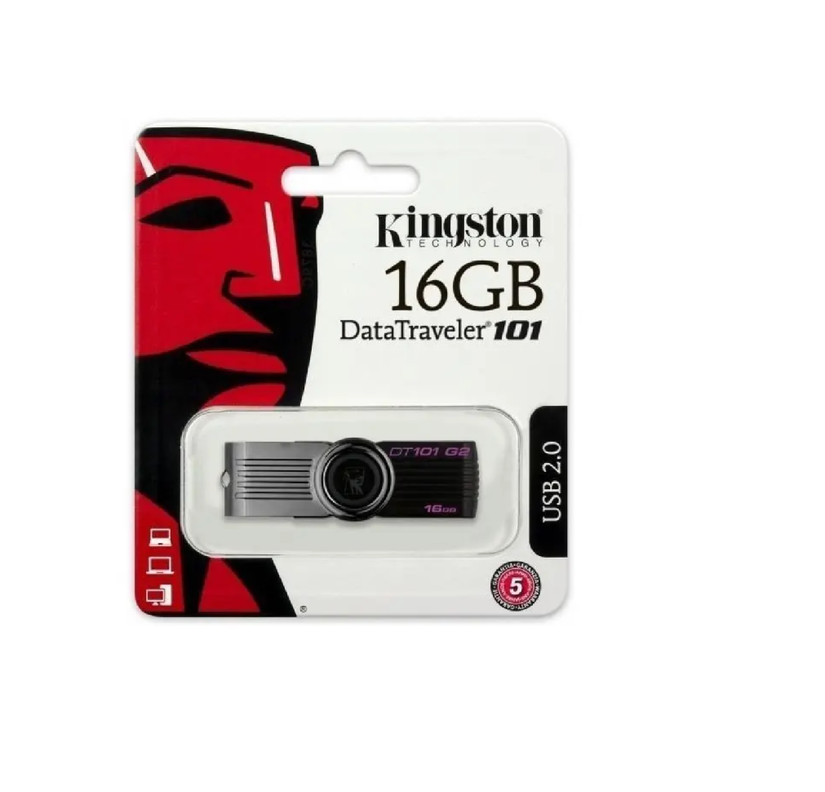 Pendrive Kingston DataTraveler 101 G2 DT101G2 16GB 2.0 negro
