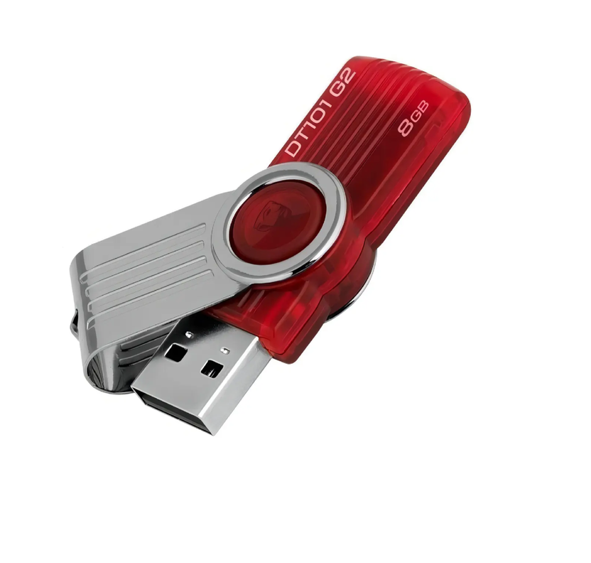 Pendrive Kingston DataTraveler 101 G2 DT101G2 8GB 2.0 rojo