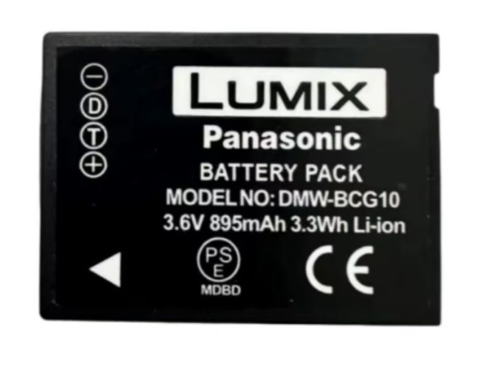 Bateria Panasonic DMW BCG10 BCG10E BCG10PP DMC ZS20 ZS25 TZ6 TZ7 TZ8 TZ10 TZ18 TZ20 TZ30 TZ35