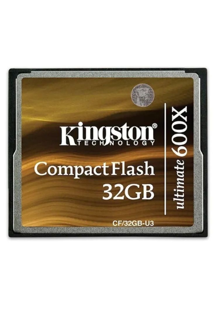 Memoria Compact Flash 32gb Kingston 600x 90mb/s Cf/32gb-u3