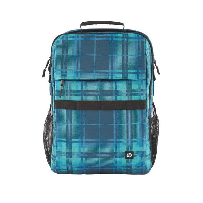 Mochila HP Campus XL Tartan Plaid Backpack-0