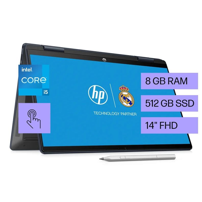 Notebook 2 en 1 HP Pavilion 14-ek1011la I5 8GB RAM 512GB SSD-1
