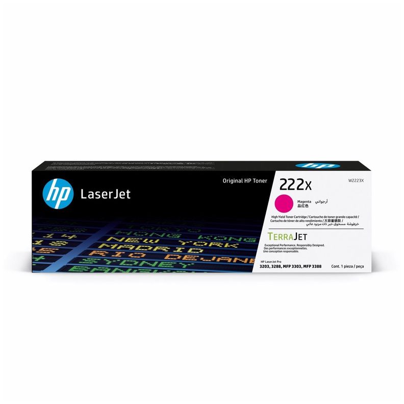 Cartucho de Tóner LaserJet HP 222X Magenta-0