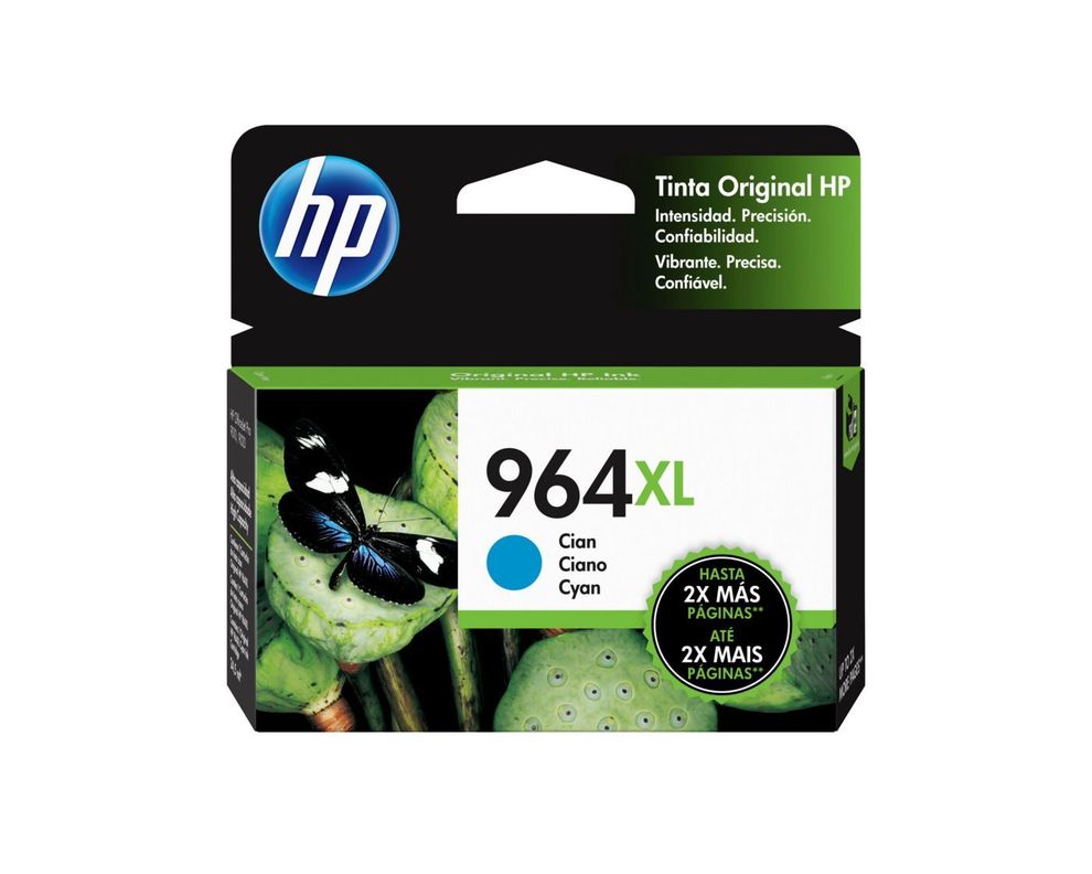 Cartucho de tinta HP 964XL cian original Celeste