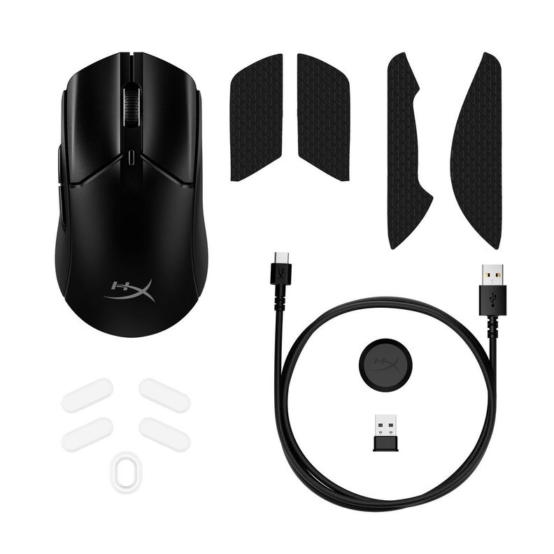 Mouse gaming HyperX Pulsefire Haste 2 inalámbrico Negro-6