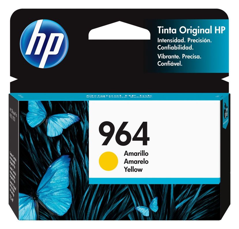 Cartucho de tinta HP 964 amarillo original-0