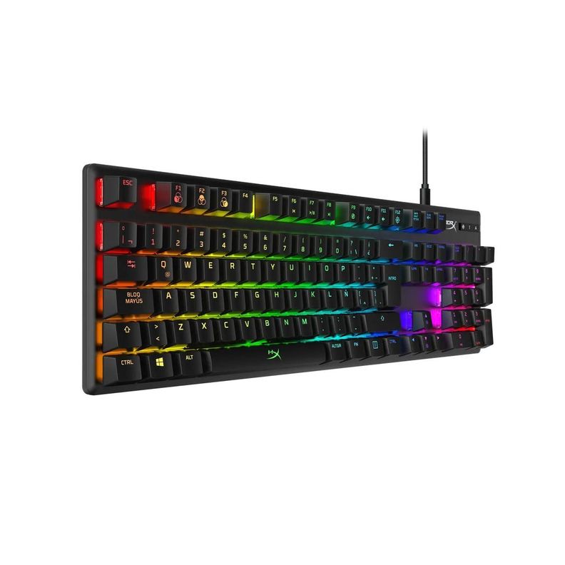 Teclado HyperX Alloy Core Rojo HX (disposición para LA) Negro-3