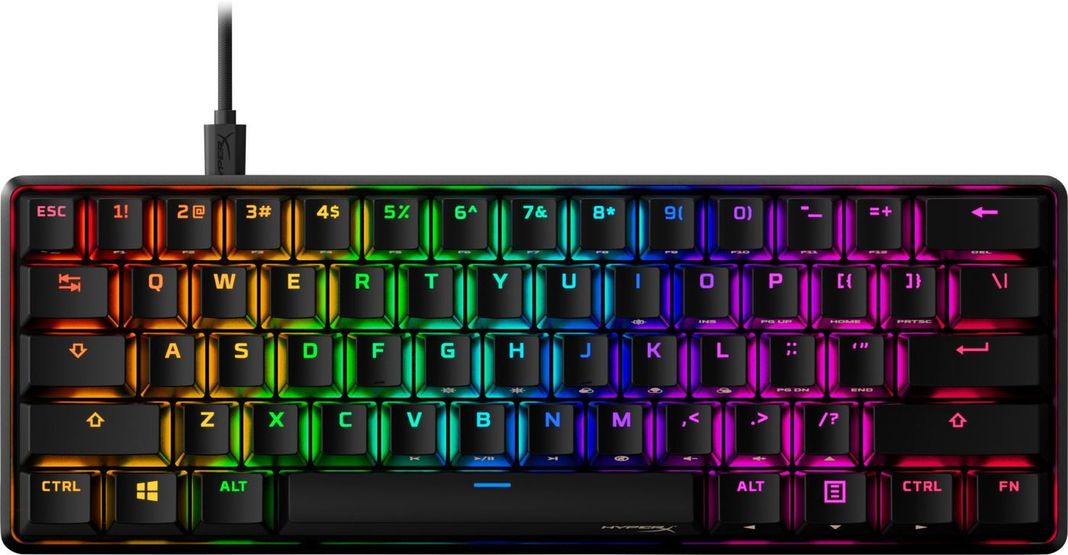 Teclado HyperX gaming Alloy Origins 60-0