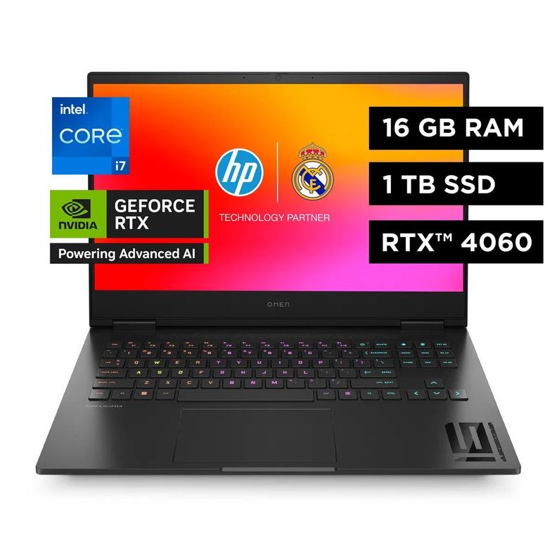 Notebook HP Gamer 16-wd0012la I7 16GB 1TB RTX4060 8GB-1