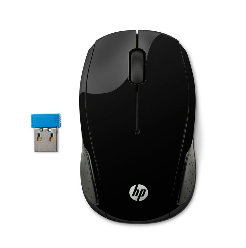 Mouse HP 200 Inalámbrico Negro -1