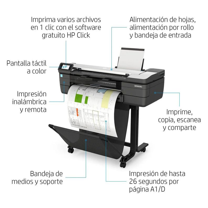 Plotter HP DesignJet T830-3