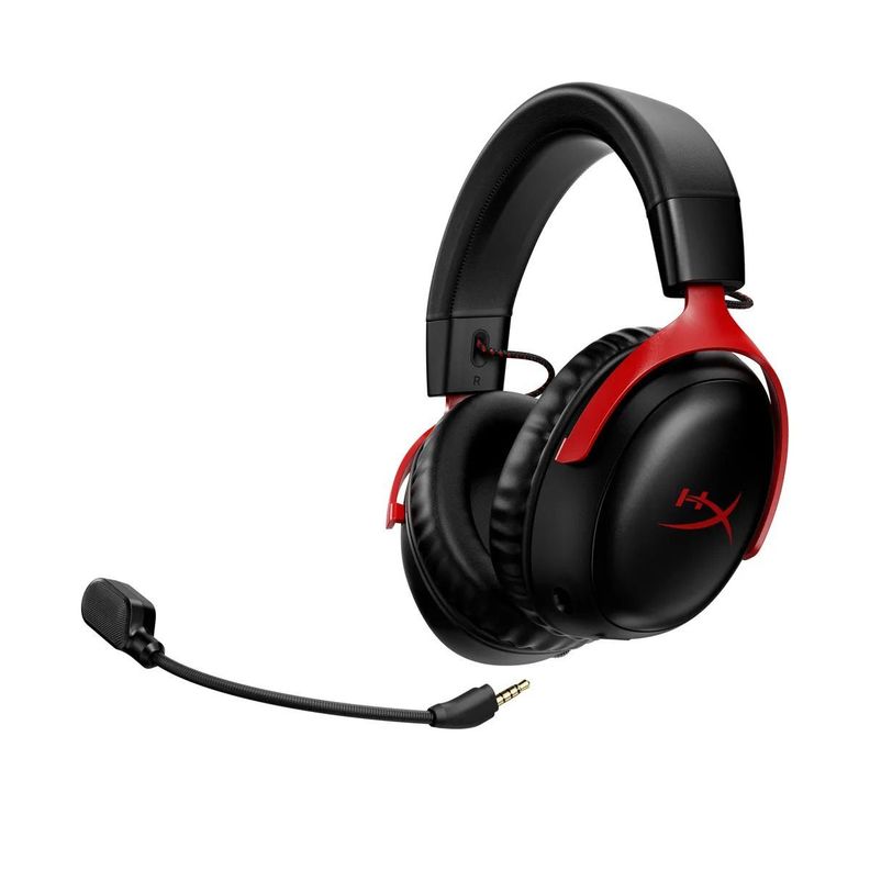 Audífonos Inalámbricos Gamer HyperX Cloud III Negro-rojo-3