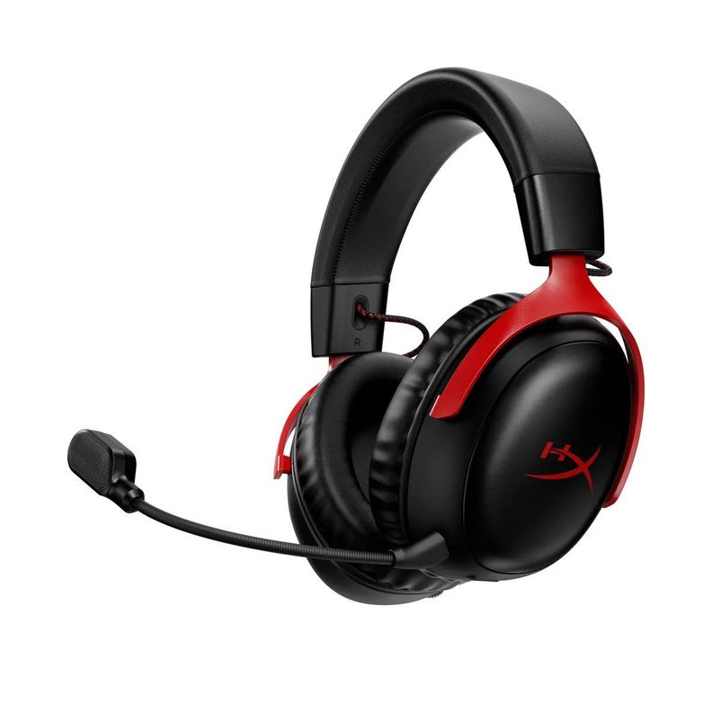 Audífonos Inalámbricos Gamer HyperX Cloud III Negro-rojo-6