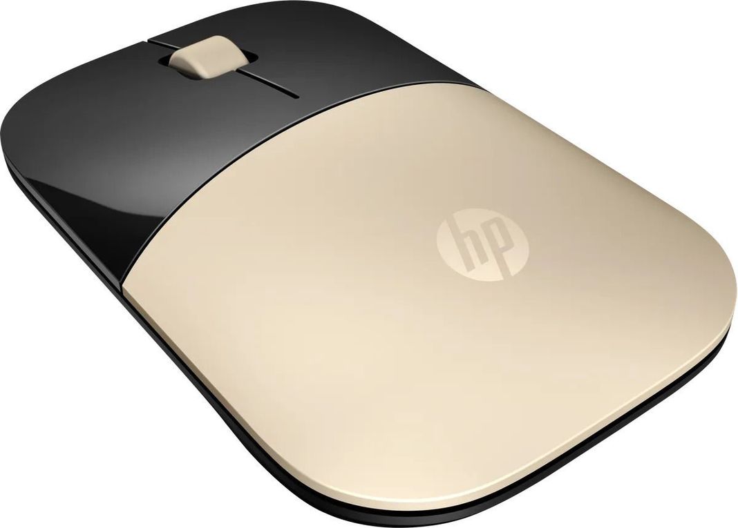 Mouse HP Z3700 Inalámbrico Dorado-1