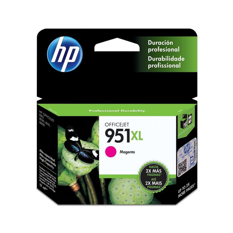 Cartucho de tinta HP 951XL Magenta Original-0