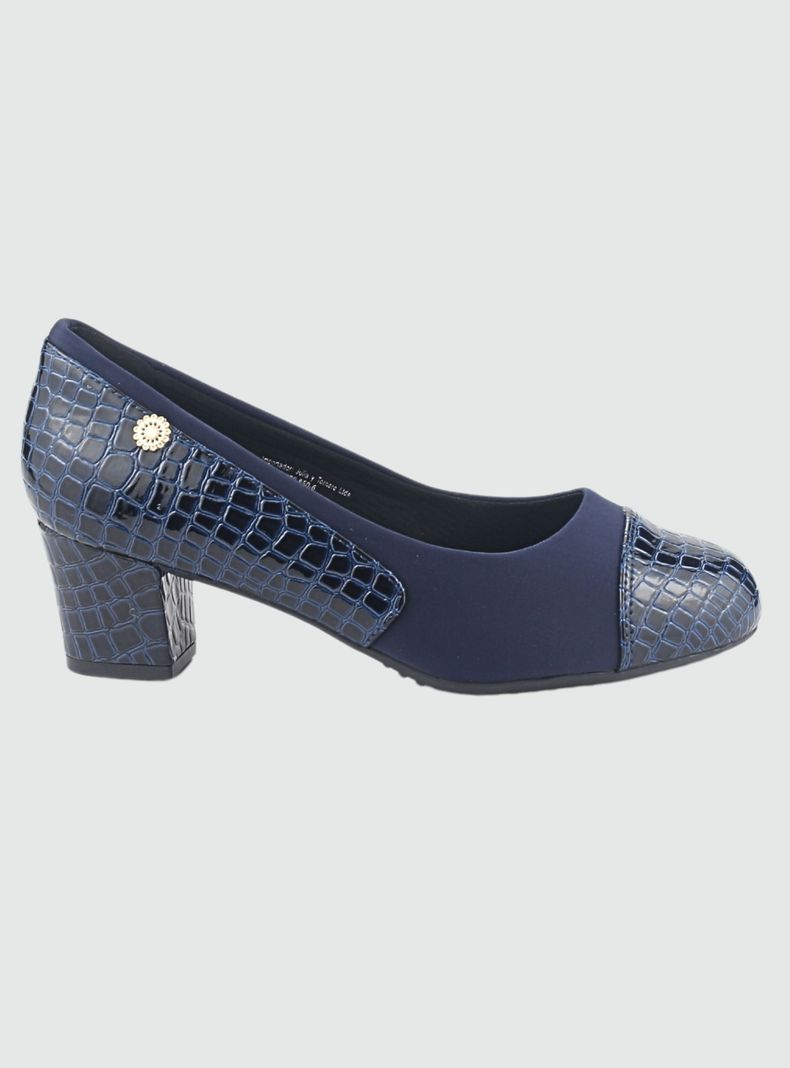 Zapato Chalada Mujer Flexi-15 Azul Marino Casual-0