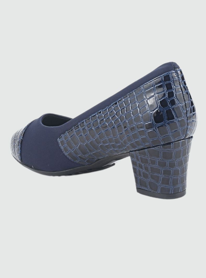 Zapato Chalada Mujer Flexi-15 Azul Marino Casual-3