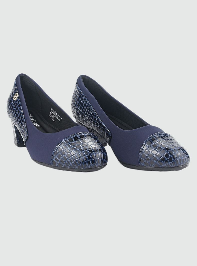 Zapato Chalada Mujer Flexi-15 Azul Marino Casual-4