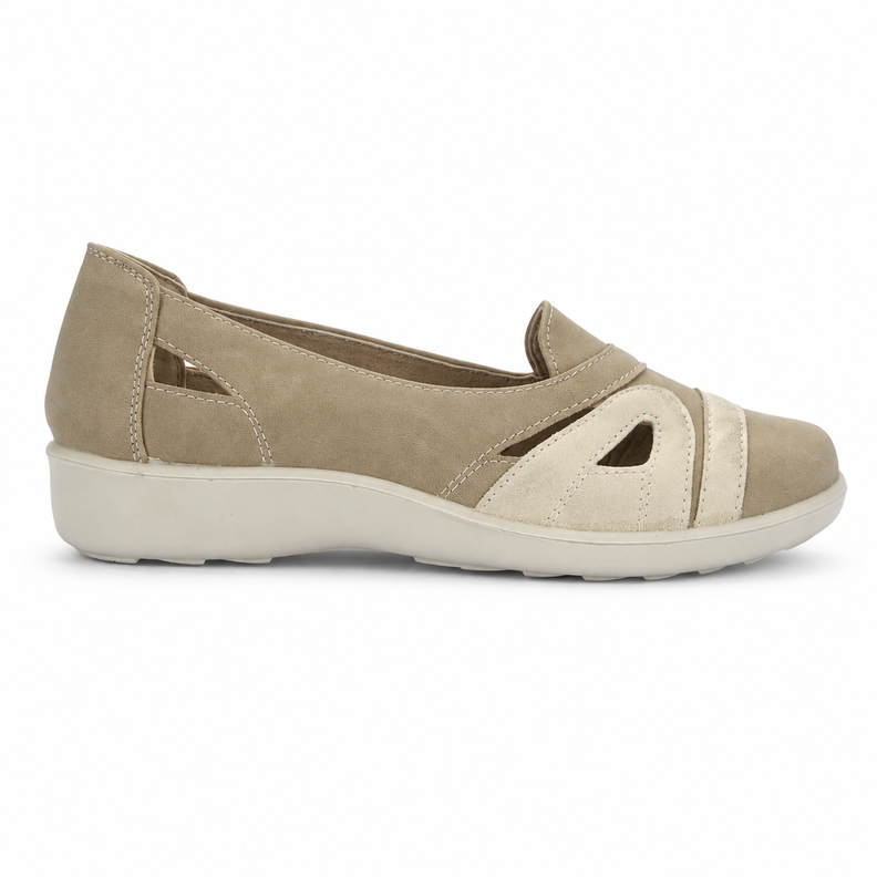 Zapato Beige Mujer Casual Chalada Deco 35