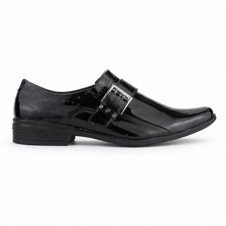 Zapato Ferracini Hombre 4373 Frankfurt Negro Charol Casual