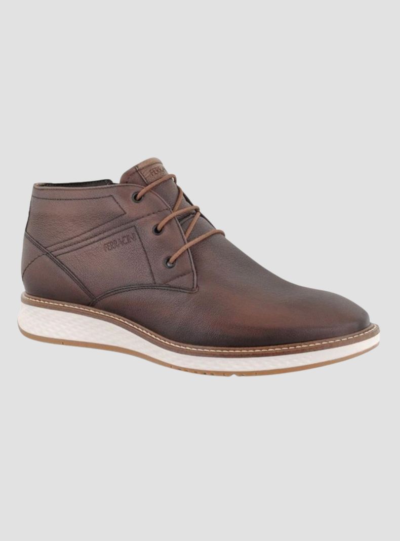 Botin Ferracini Hombre 3300-586 Café Casual-0