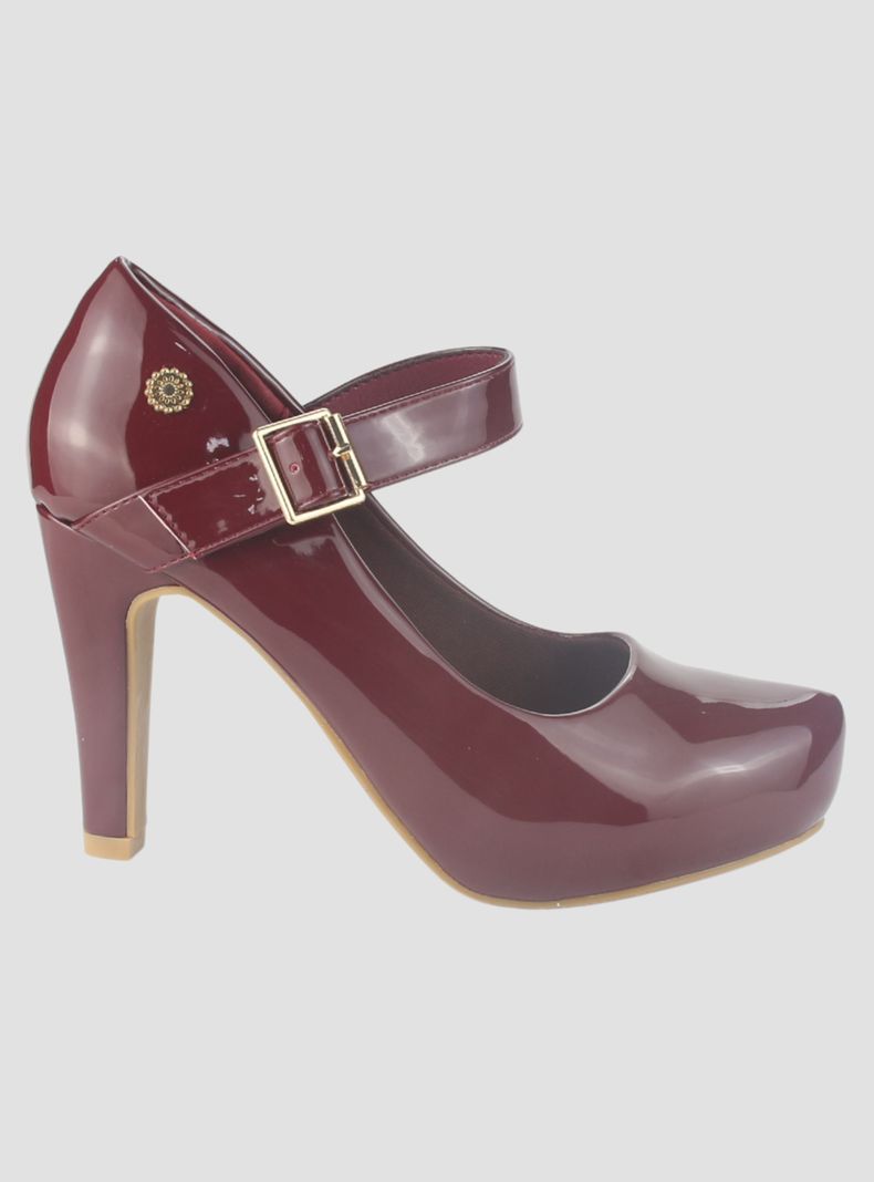 Zapato Chalada Mujer Fashion-71 Burdeo Casual-0