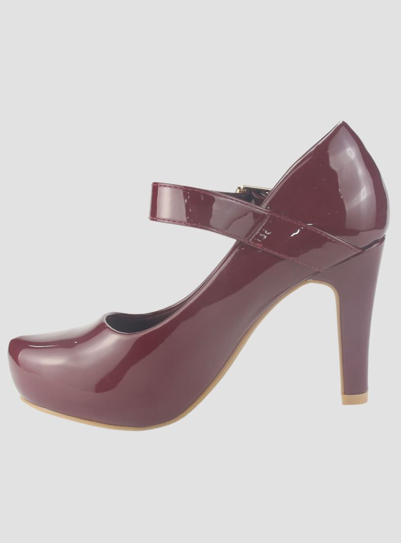 Zapato Chalada Mujer Fashion-71 Burdeo Casual-1